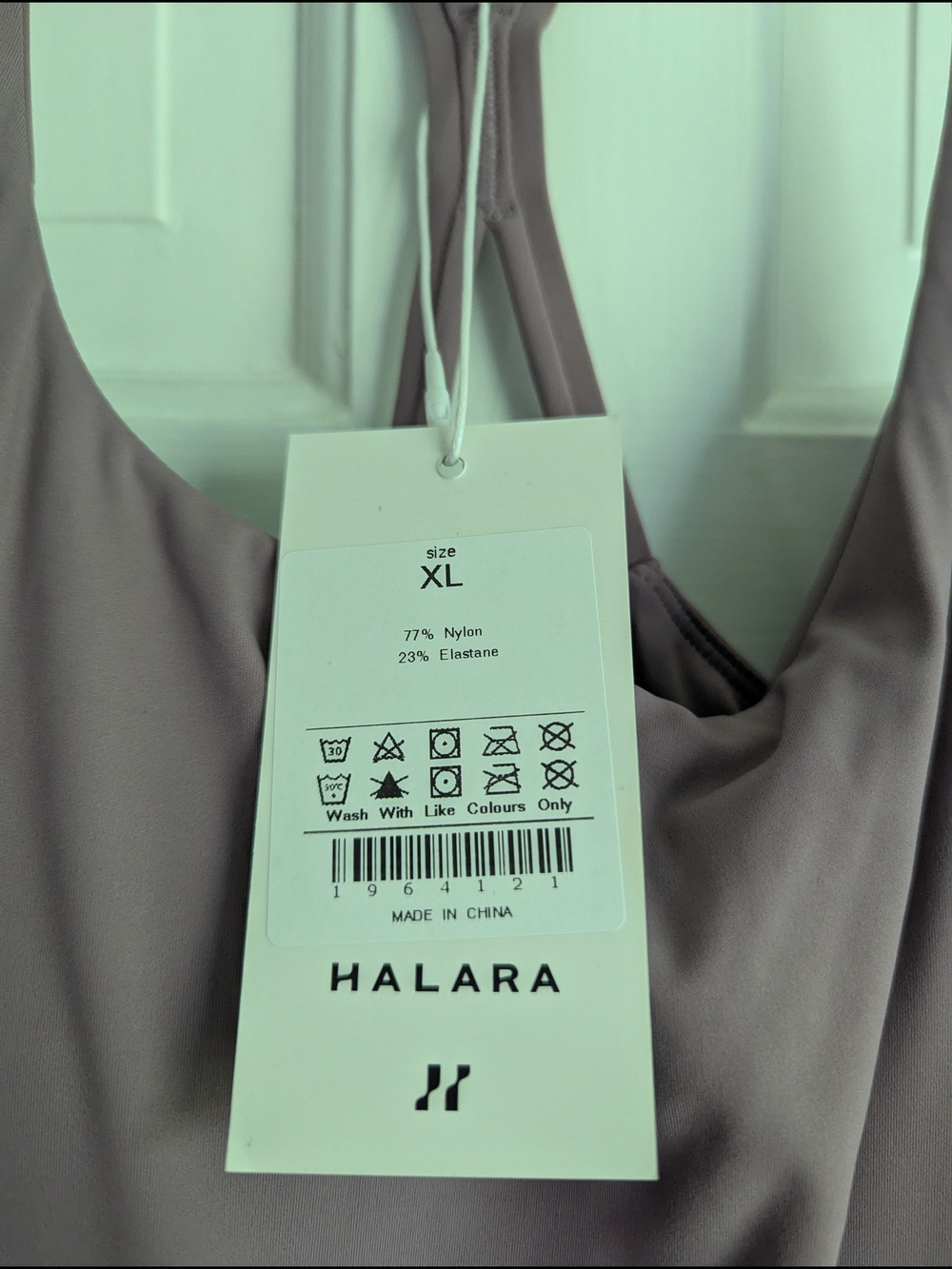 HALARA Dusty Mauve Athletic Tank Dress - Picture 2 of 4